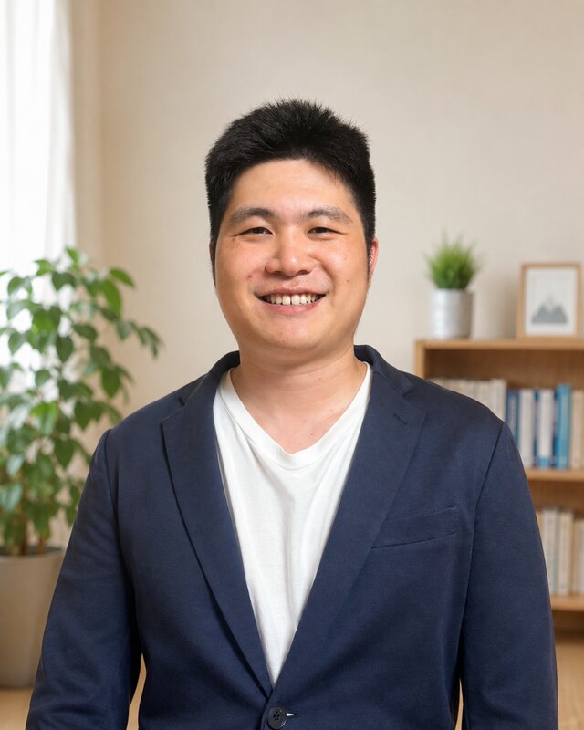 ジャケット姿の後藤IT塾塾長・後藤将吾